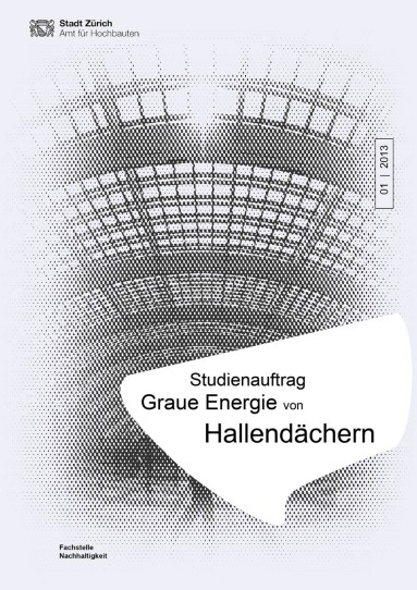 Titelseite mit Titel Graue Energie von Hallendächern