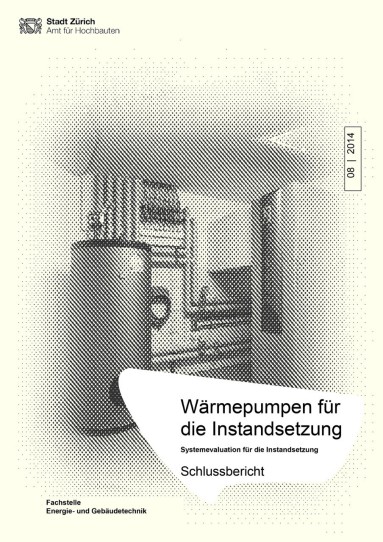 Titelseite mit Titel Wärmepumpen bei Instandsetzungen