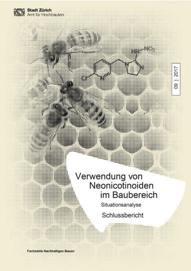 Titelseite mit Titel Verwendung von Neonicotinoiden im Baubereich