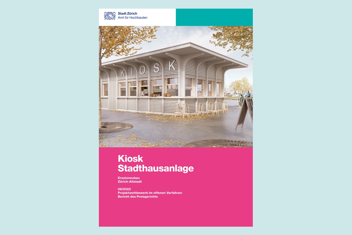 Titelseite Jurierungsbericht Kiosk Stadthausanlage