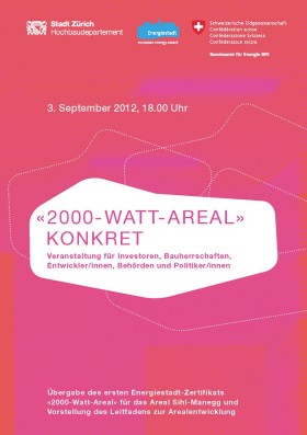 «2000-Watt Areale» konkret