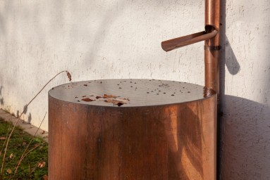 Wassertonne aus Kupfer