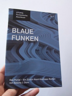 Umschlag mit Titel Blaue Funken.