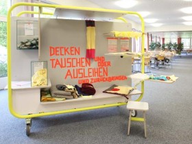  Eine mobile Einheit der Kunst Station Triemli
