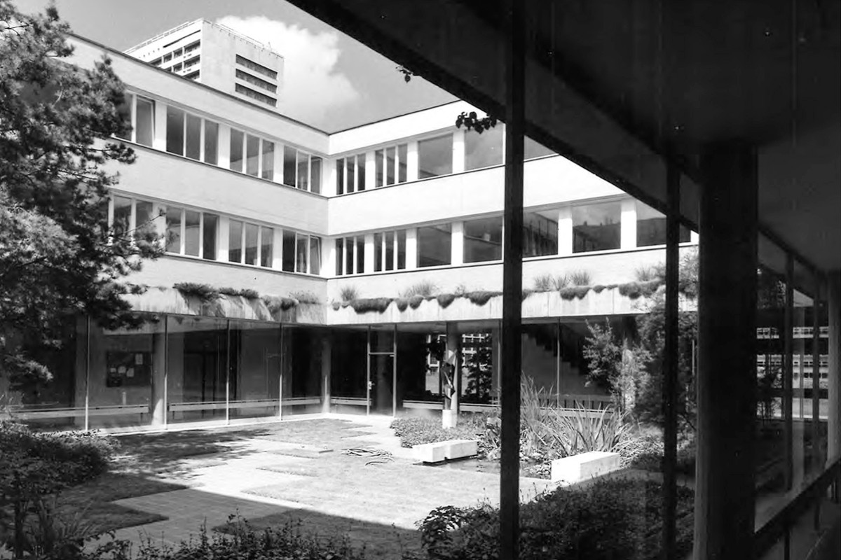 Archivaufnahme Innenhof Stadtspital Zürich