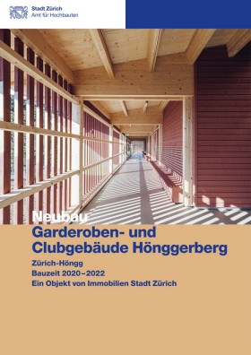 Titelseite Baudokumentation Garderoben- und Clubgebäude Hönggerberg