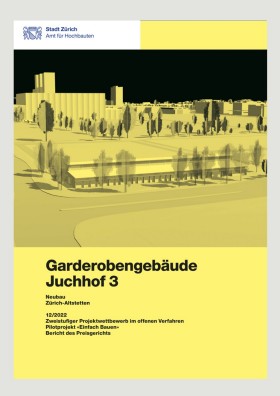 Titelseite Jurybericht Garderobengebäude Juchhof