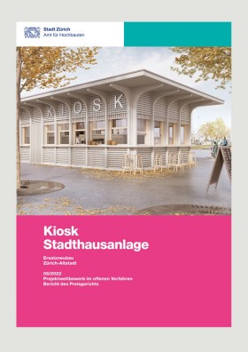 Titelseite Jurybericht Kiosk Stadthausanlage