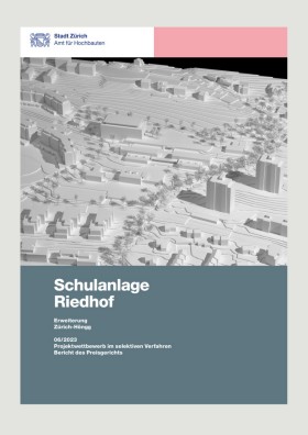Titelseite Jurybericht Schulanlage Riedhof