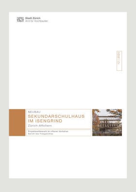 Titelseite Jurybericht Sekundarschulhaus im Isengrind