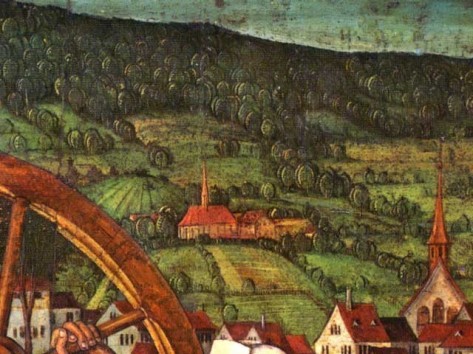 Historische Ansicht des Klosters Selnau