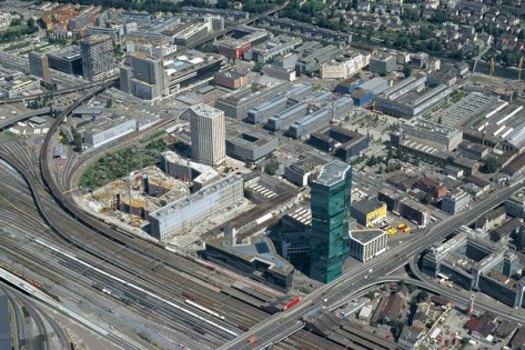 Luftbild Zürich-West 2012 (Desair AG)