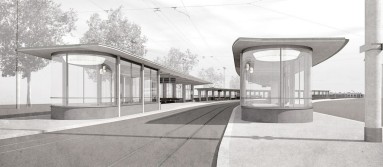 Visualisierung Tramhaltestelle Bahnhofquai