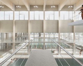 Visualisierung Sportzentrum Oerlikon Sprungturm 