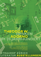 Theodor W. Adorno - Plakat