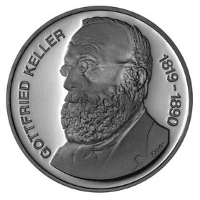 Gottfried Keller Münze