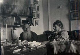Lew und Sofja Tolstoj am 45. Hochzeitstag. Foto S. Tolstaja