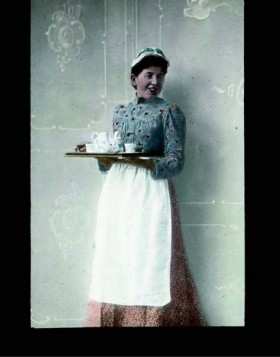 Dienstmädchen um 1900
