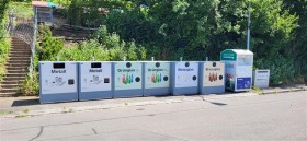 ​Wertstoff-Sammelstelle Oberflurbehälter 