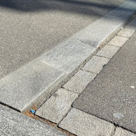 Punktuelle Auffahrtsrampe Velo