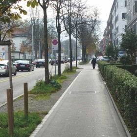 Baumscheibe durchgehend