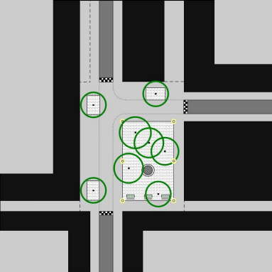 Platz funktionsvermischt