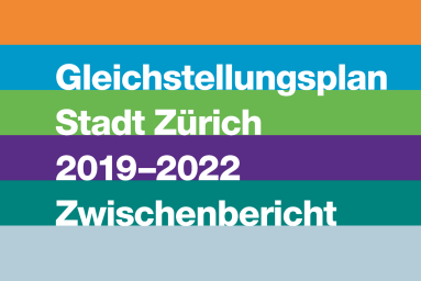 Titelseite Bericht «Gleichstellungsplan 2019–2022. Zwischenbericht»
