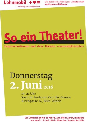 Cover Flyer «So ein Theater!»