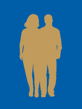 Logo Gleichstellungspreis, Bild von Frau und Mann