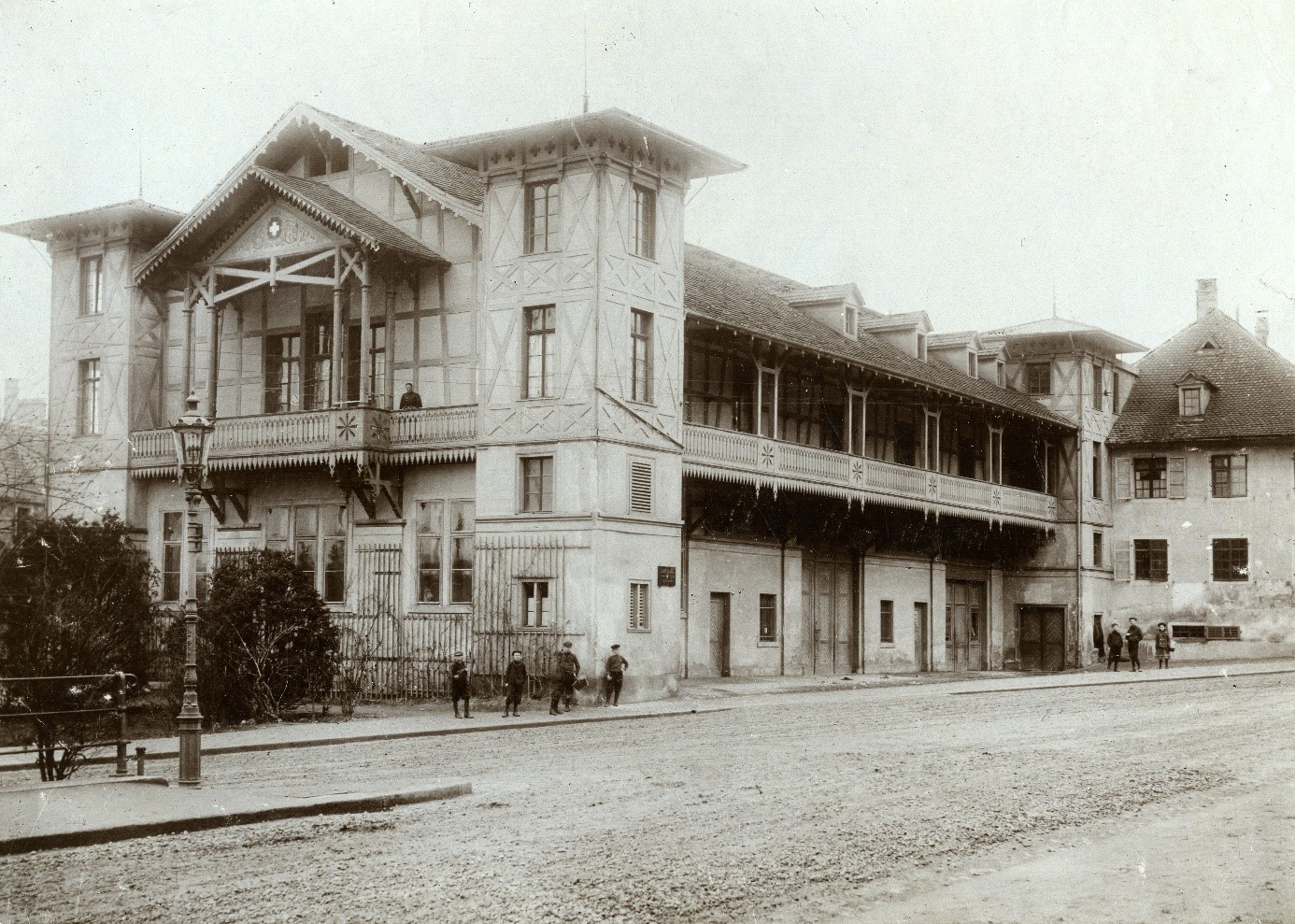 Lehrerseminar an der Stampfenbachstrasse 161 um 1908