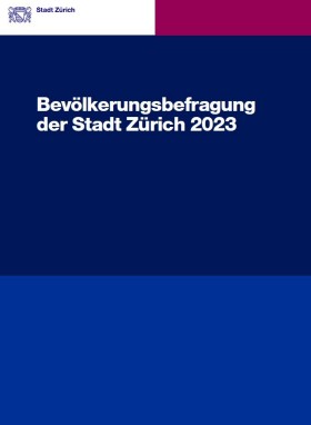 Titelseite des Berichts zur Bevölkerungsbefragung 2023