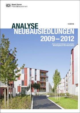 Titelseite Analyse Neubausiedlungen 2009-2012