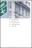 Deckblatt Metropolitanraum Zürich (Jahrbuch 2003 Kapitel 21)