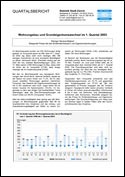 Deckblatt Wohnungsbau und Grundeigentumswechsel (1. Quartal 2003)