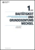 Deckblatt Bautätigkeit und Grundeigentumswechsel (1. Quartal 2007)