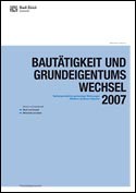 Deckblatt Bautätigkeit und Grundeigentumswechsel (2007)