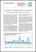 Deckblatt Wohnungsbau und Grundeigentumswechsel (2. Quartal 2002)