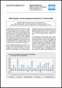 Deckblatt Wohnungsbau und Grundeigentumswechsel (2. Quartal 2004)