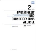 Deckblatt Bautätigkeit und Grundeigentumswechsel (2. Quartal 2005)