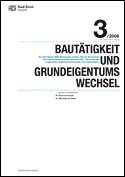 Deckblatt Bautätigkeit und Grundeigentumswechsel (3. Quartal 2006)