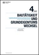 Deckblatt Bautätigkeit und Grundeigentumswechsel (4. Quartal 2007)