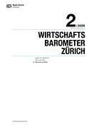 Deckblatt Wirtschaftsbarometer Zürich 2/2009