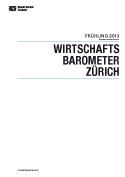 Deckblatt Wirtschaftsbarometer Zürich Frühling 2013