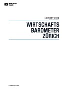 Deckblatt Wirtschaftsbarometer Zürich Herbst 2012
