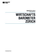 Deckblatt Wirtschaftsbarometer Zürich Winter 2013