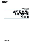 Deckblatt Wirtschaftsbarometer Zürich Winter 2012