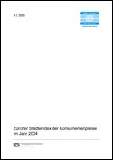 Deckblatt Zürcher Städteindex der Konsumentenpreise (2004)