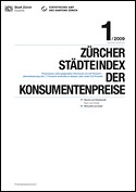 Deckblatt Zürcher Städteindex der Konsumentenpreise - Januar 2008