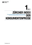 Deckblatt Zürcher Städteindex der Konsumentenpreise - Januar 2011