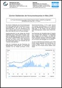 Deckblatt Zürcher Städteindex der Konsumentenpreise - März 2005